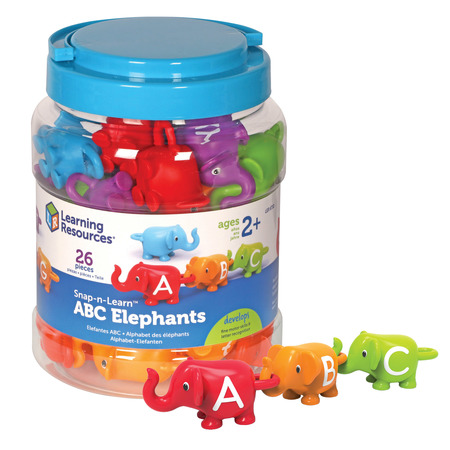 LEARNING RESOURCES Snap-n-Learn™ ABC Elephants 6710